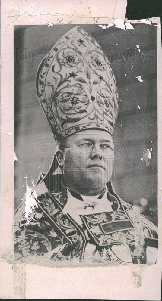 1921 Press Photo Archbishop Dennis Chicago American  - Historic Images