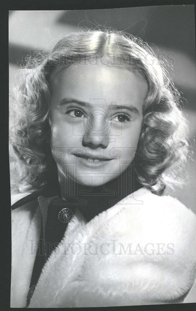 Press Photo Peggy Ann Garner Actress - Historic Images