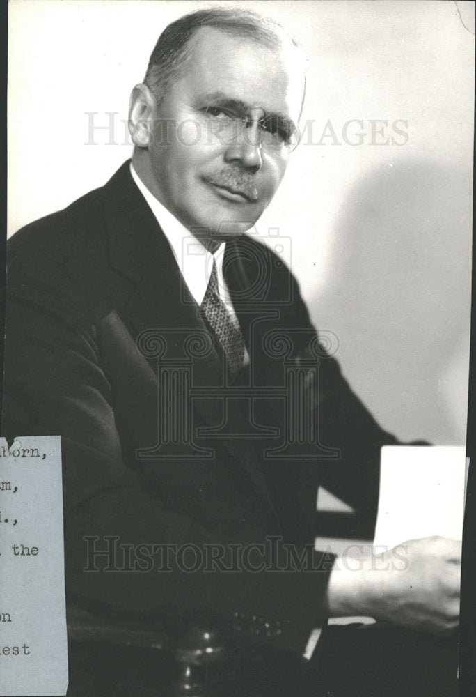 1933 Press Photo HV Kalterborn Program Current Affair  - Historic Images