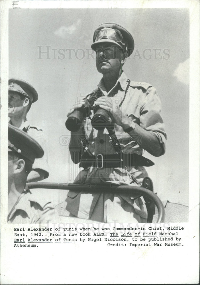 1973 Press Photo Earl Alexander Field Marshall of Tunis - Historic Images