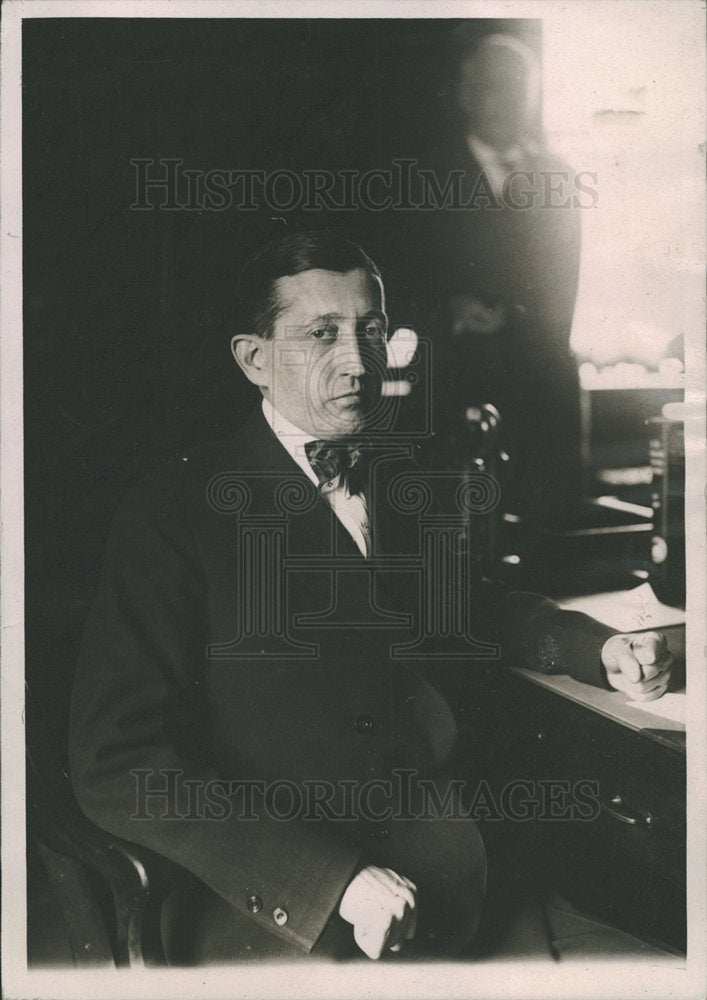 1921 Press Photo Hays Washington Dead Postmaster desk - Historic Images