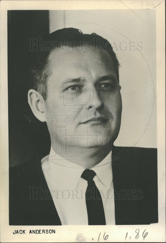 1963 Press Photo Jack Anderson Writer - Historic Images