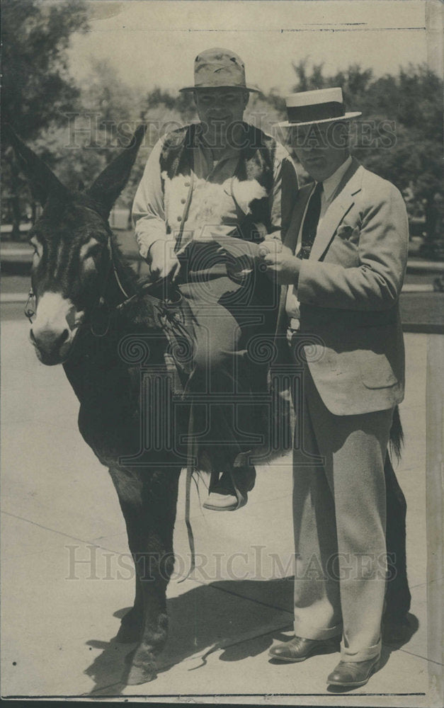 1936 Press Photo M R Latimer Commerce Chamber Denver - Historic Images