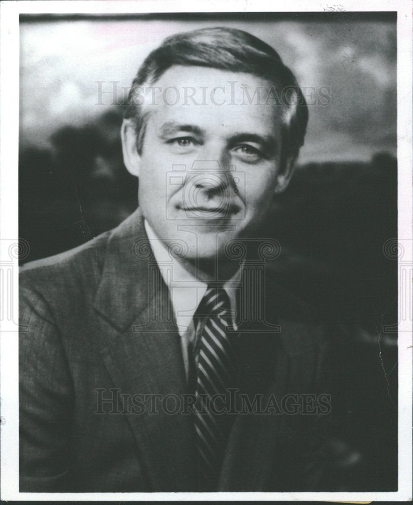 1982 Press Photo William Banowsky banker Jefferson Bank - Historic Images