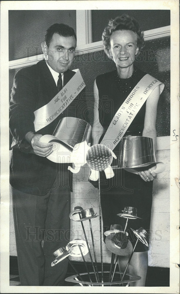 1962 Press Photo Republican Candidates Joe Albi Denver - Historic Images