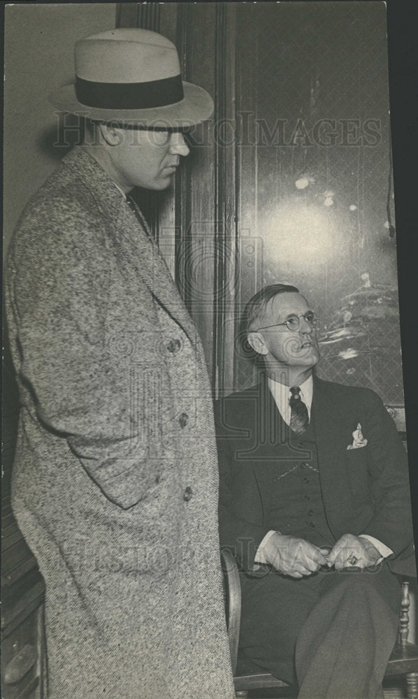 1936 Press Photo Thomas Lahey Andrew Haze - Historic Images