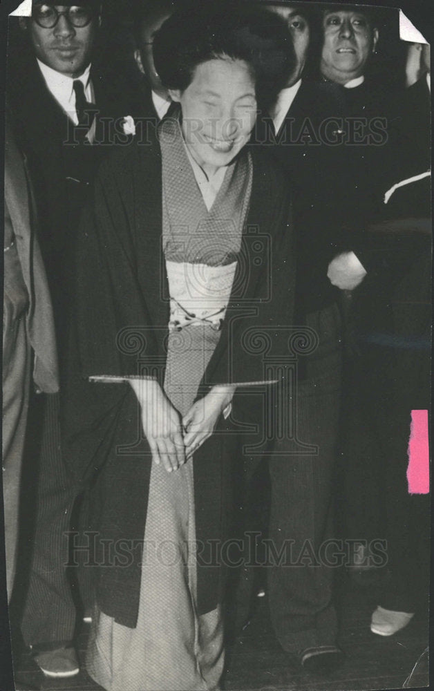 1957 Press Photo Hatsuji Hayashi Senjuro Premier Japan - RRY25771 - Historic Images