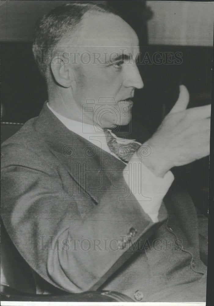 1935 Press Photo Frank Porter Graham North Carolina  - Historic Images