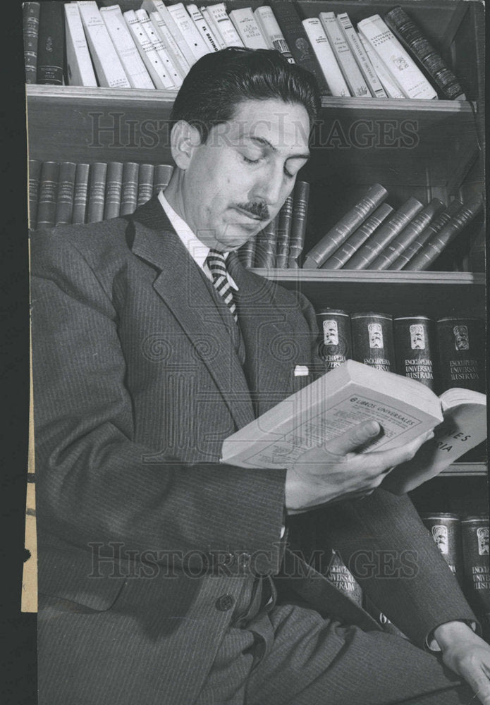 1946 Press Photo Miguel Aleman Mexico Civilian Politics - Historic Images