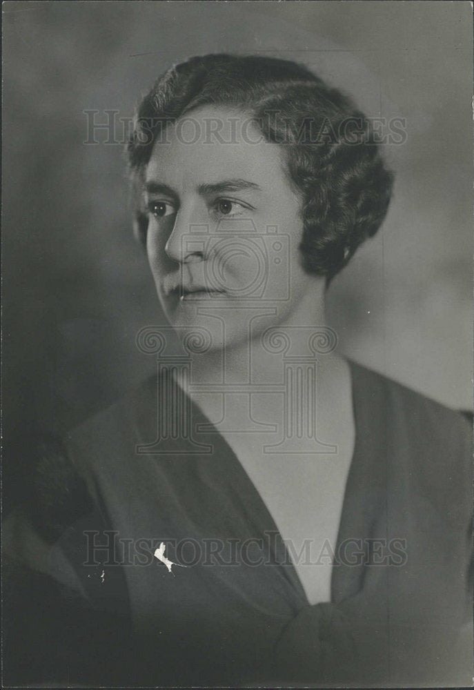 1933 Press Photo Miss Elizabeth Hamlin Colorado Springs - Historic Images
