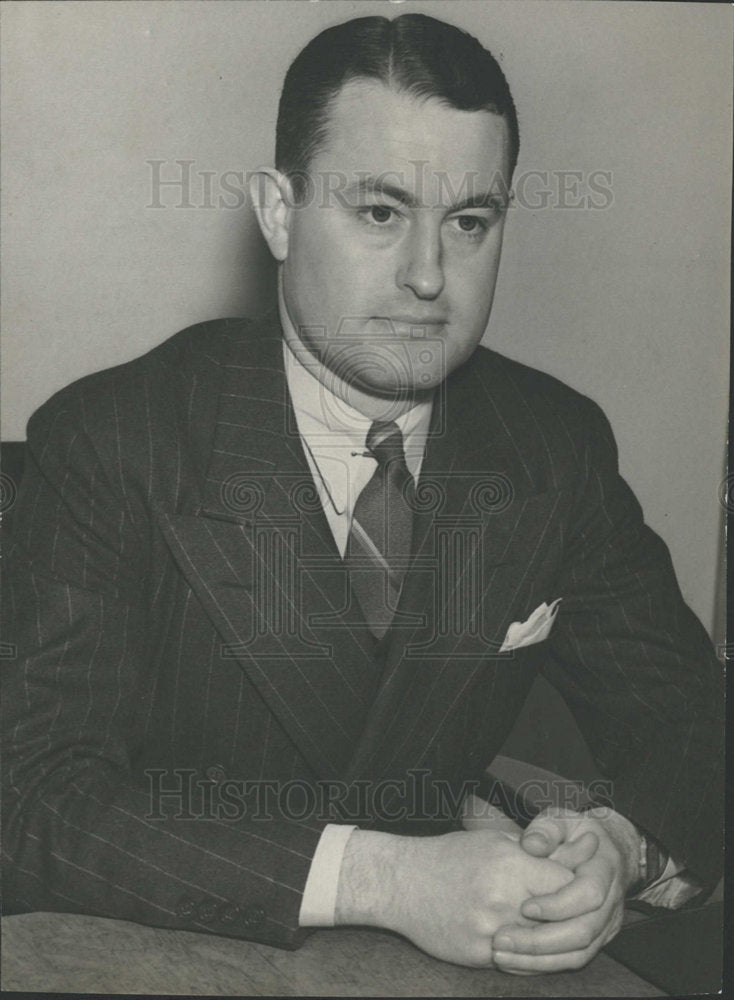 1937 Press Photo B.B. Gragg sales manager - Historic Images