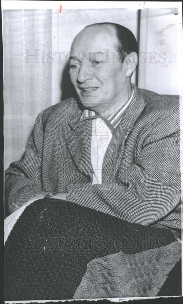 1962 Press Photo Radio Sportscaster Ted Husing Dies - Historic Images