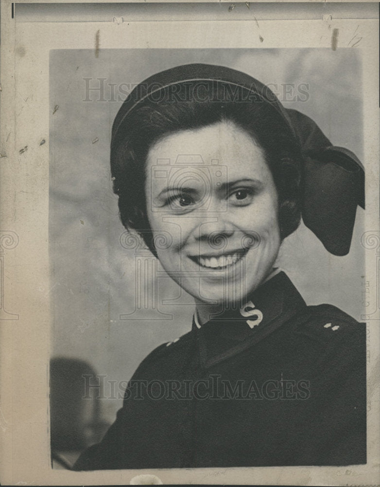 1969 Press Photo Capt. Frances Clark Smiles - Historic Images