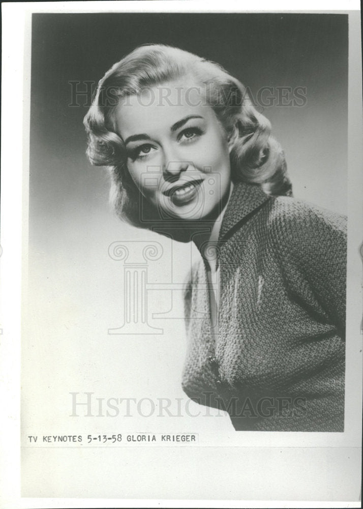 1958 Gloria Krieger - Historic Images