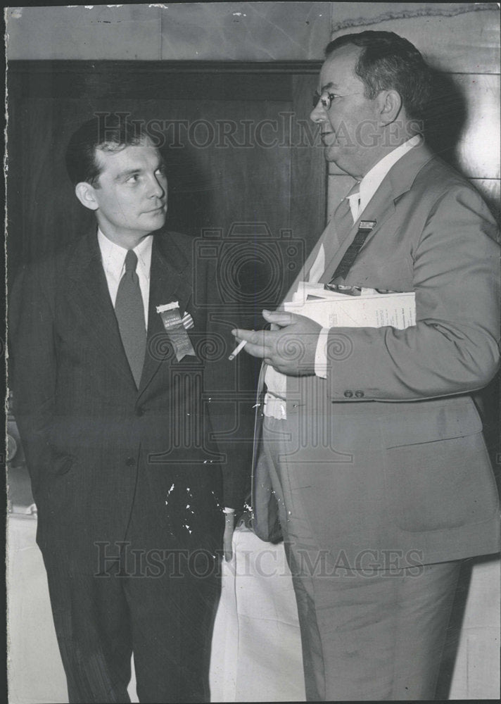 1940 Press Photo CARL HINTON RONALD GALL - Historic Images