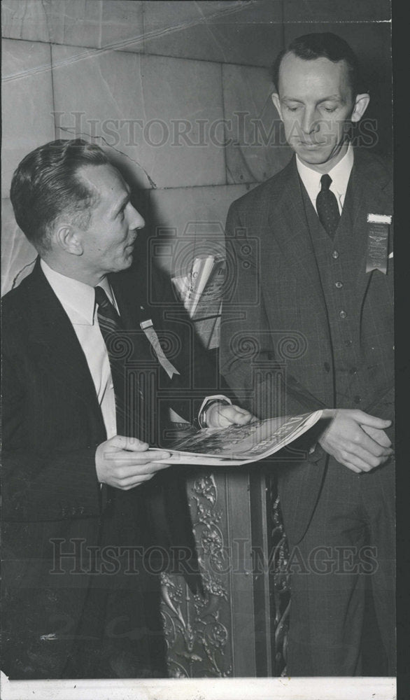 1940 Press Photo Norman Clements & William Enyart - Historic Images