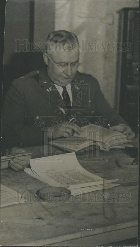 1937 Press Photo Major Louis Marry Mayor - Historic Images