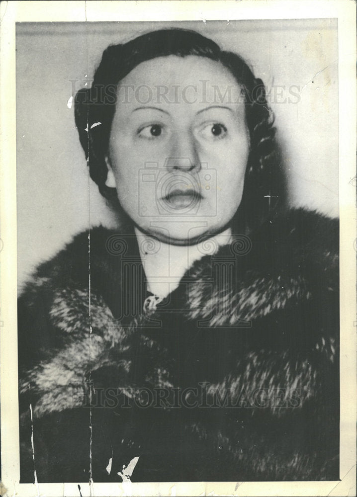 1937 Press Photo MADELINE LA FERRIERE - Historic Images