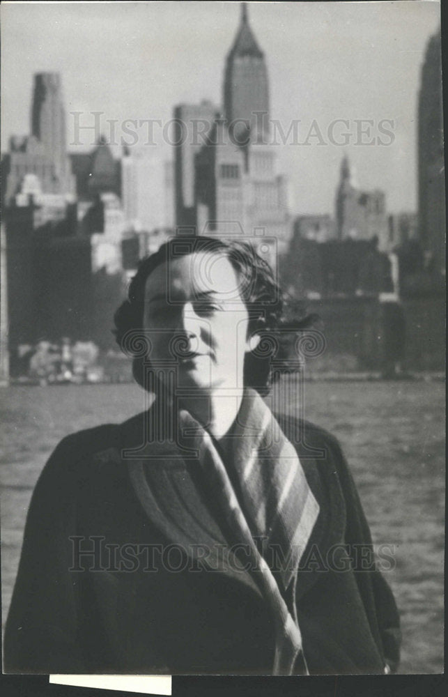 1937 Press Photo Magna de Fontanges/US Immigration - Historic Images
