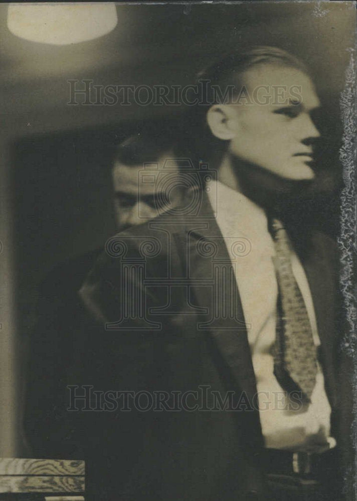 PRESS PHOTO JOSEPH A. HAYES ATTORNEY BERT M. KEATING - Historic Images