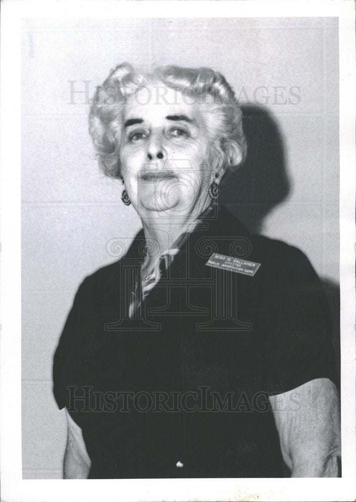 1968 Press Photo Marjorie Gallaher Who's Who Amer Women - Historic Images