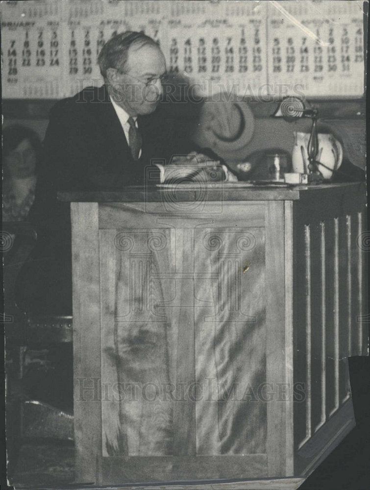 1934 Press Photo Judge Samuel W. Johnson - Historic Images