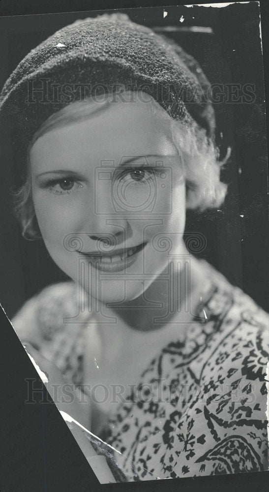 1935 Press Photo Actress Julie Haydon &quot;The Scoundrel&quot; - Historic Images