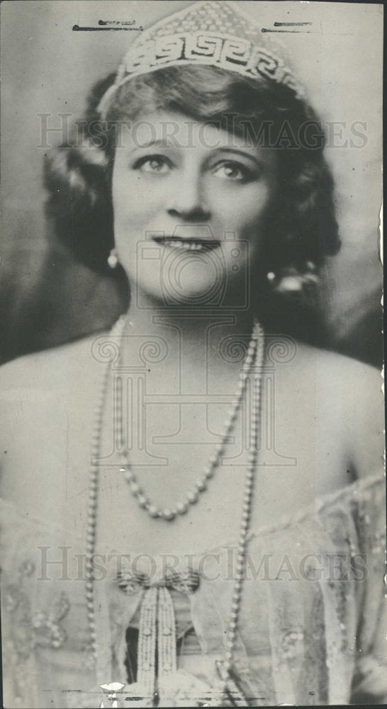 1931 Press Photo Opera Star Hempel Portrait Promo - Historic Images