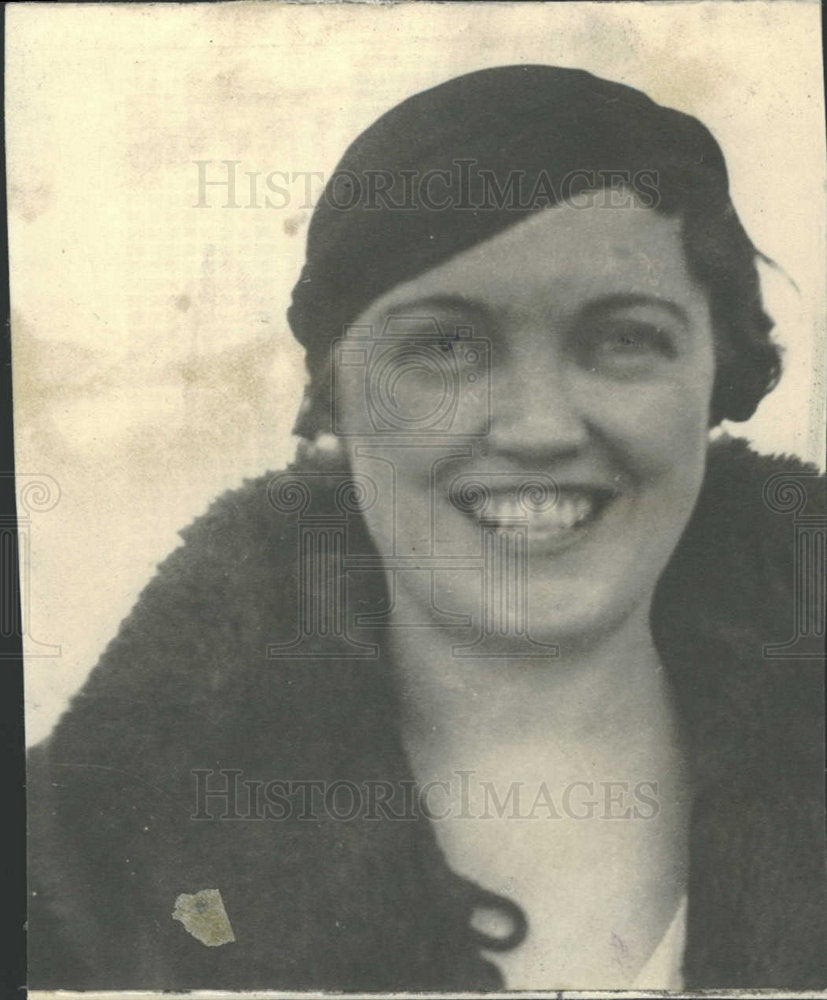 1934 Press Photo Maudie Kline Pueblo Colorado - Historic Images