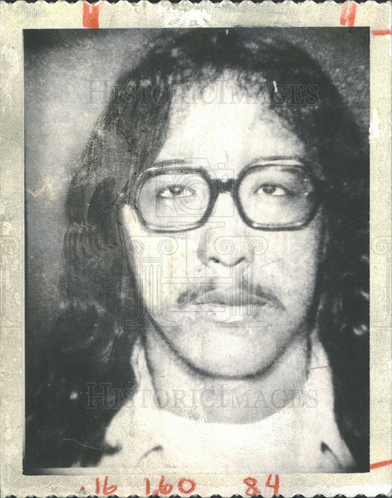 1973 Press Photo Franke Martinez Bombing Suspect - Historic Images