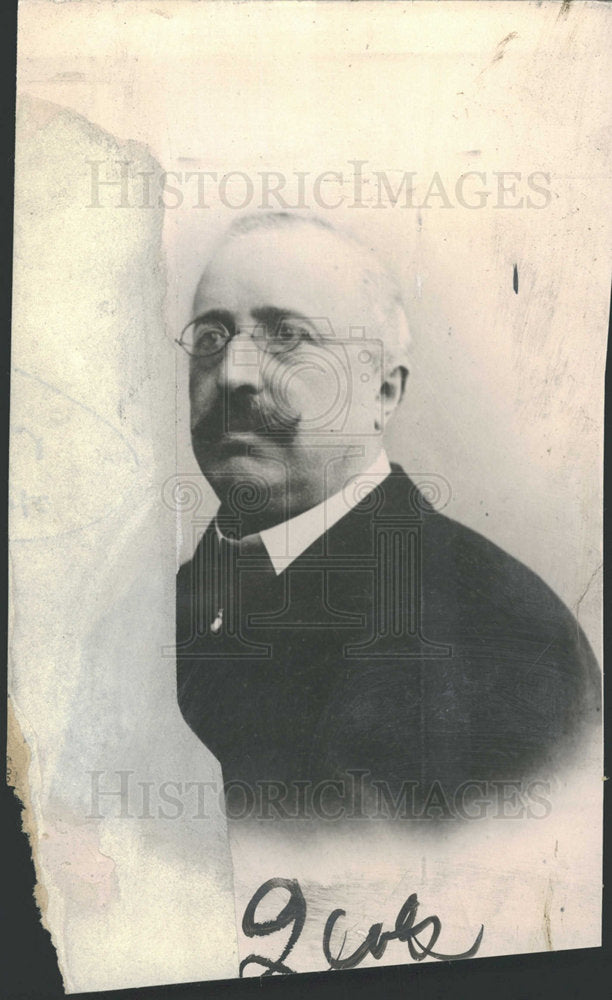 1918 Press Photo Herr Krupp Portrait Germany - Historic Images