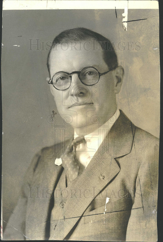 1940 Press Photo Businessman William W Grant Portrait - Historic Images