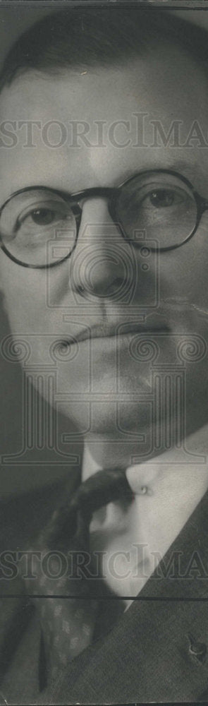 1940 Press Photo Denver Attorney William Grant Portrait - Historic Images