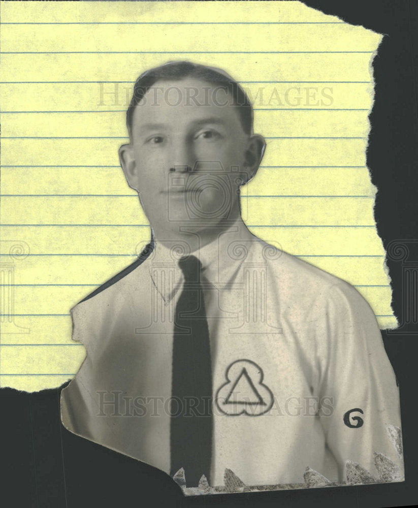 1933 Press Photo Culley E. Lario Cashier Public Service - Historic Images