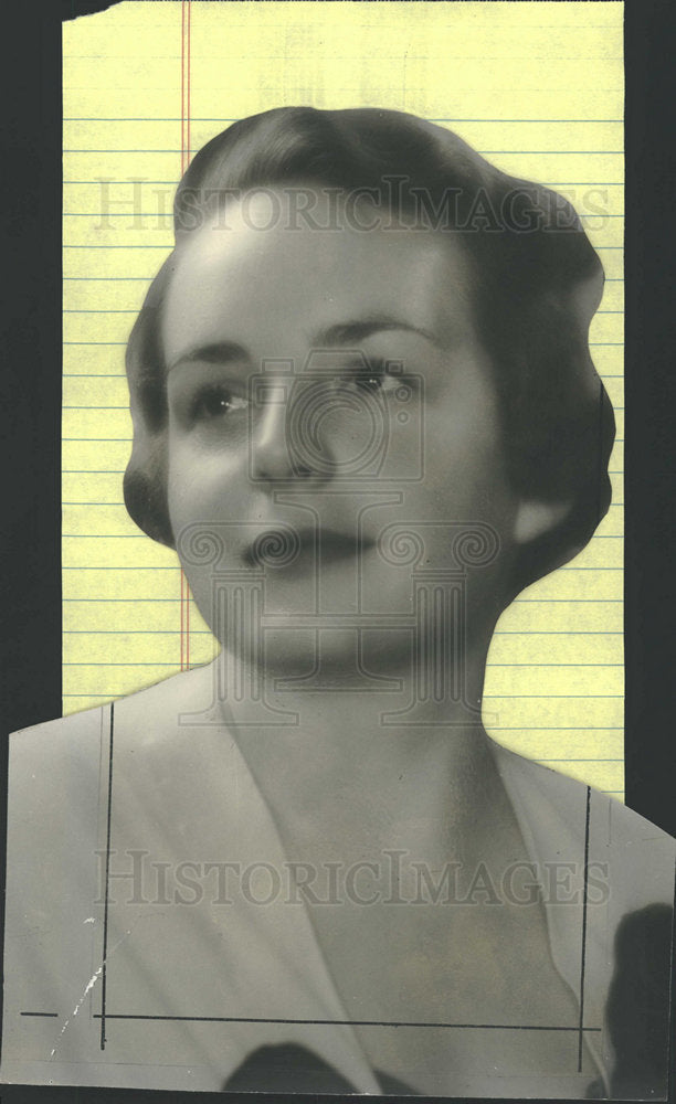 1942 Press Photo Unnamed Woman - Historic Images