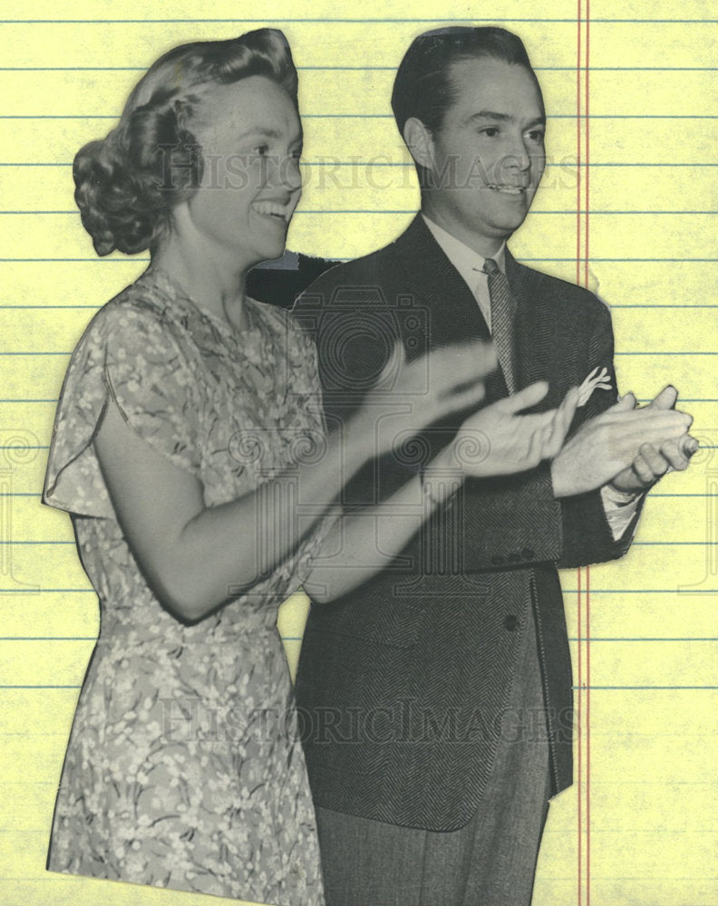 Press Photo Mr. And Mrs. Wilbur Lakas; Denver, Colorado - Historic Images