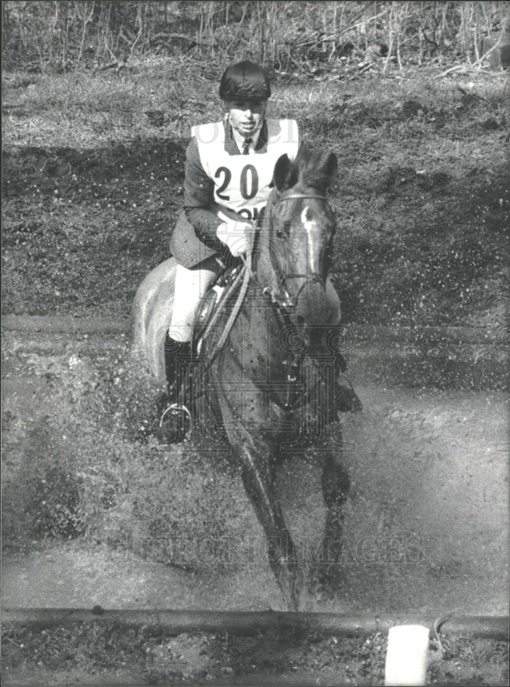 1982 Press Photo Princess Anne at Horse Show - Historic Images