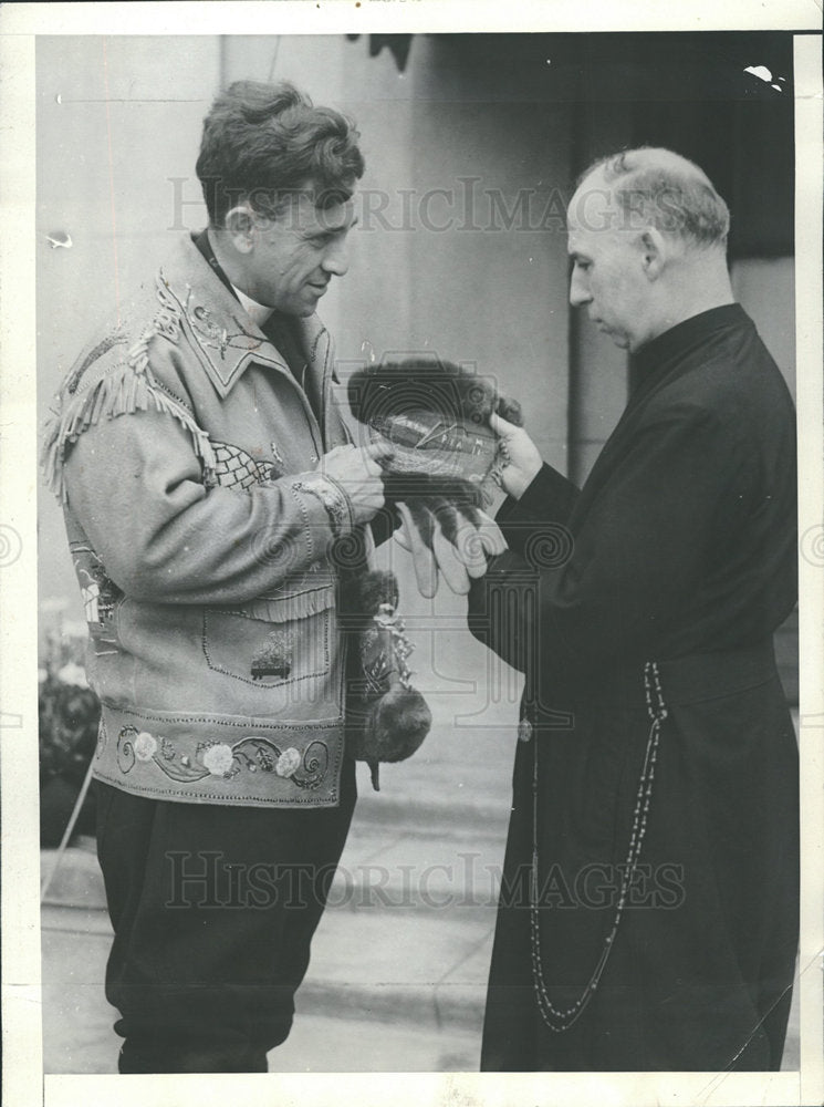 Press Photo Father Bernard Hubbard - Historic Images