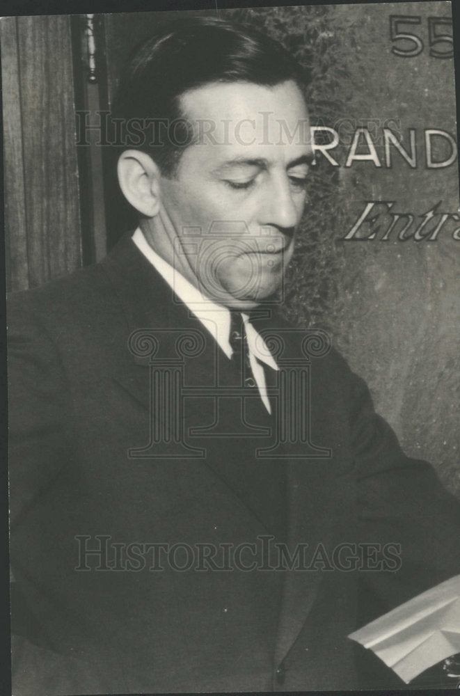 1937 Press Photo Donald Douglas Industrialist Founder - Historic Images