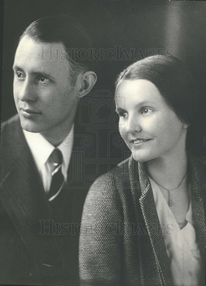 1932 Press Photo W.C. Johnstone Professor Washington  - Historic Images