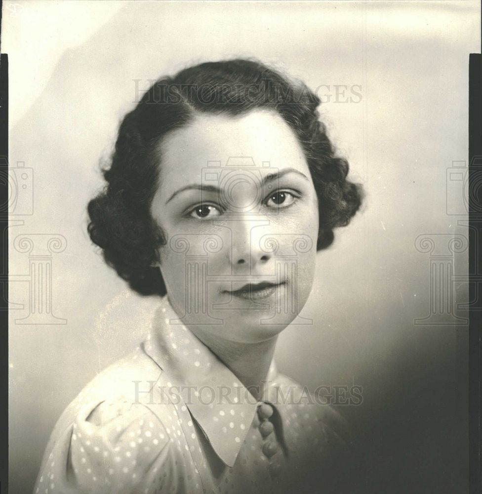 1938 Press Photo Mrs Marion Johnson - Historic Images