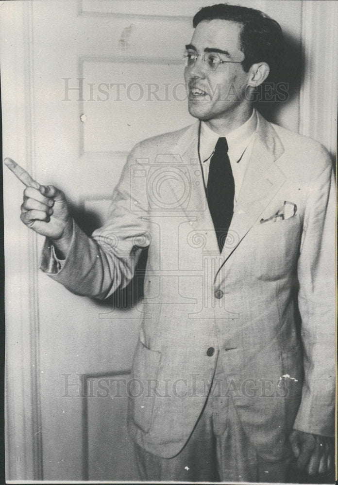 1934 Press Photo Rush Holt Democratic Nominee Senate - Historic Images