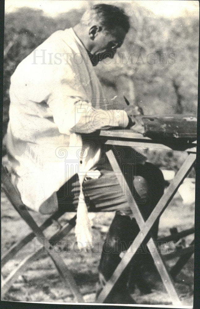 1937 Press Photo General Rodolfo Graziani - Historic Images