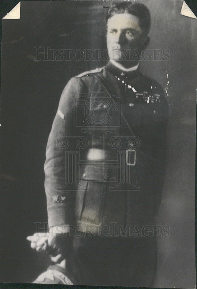 1935 Press Photo General Rodolfo Graziani Italian Army - Historic Images