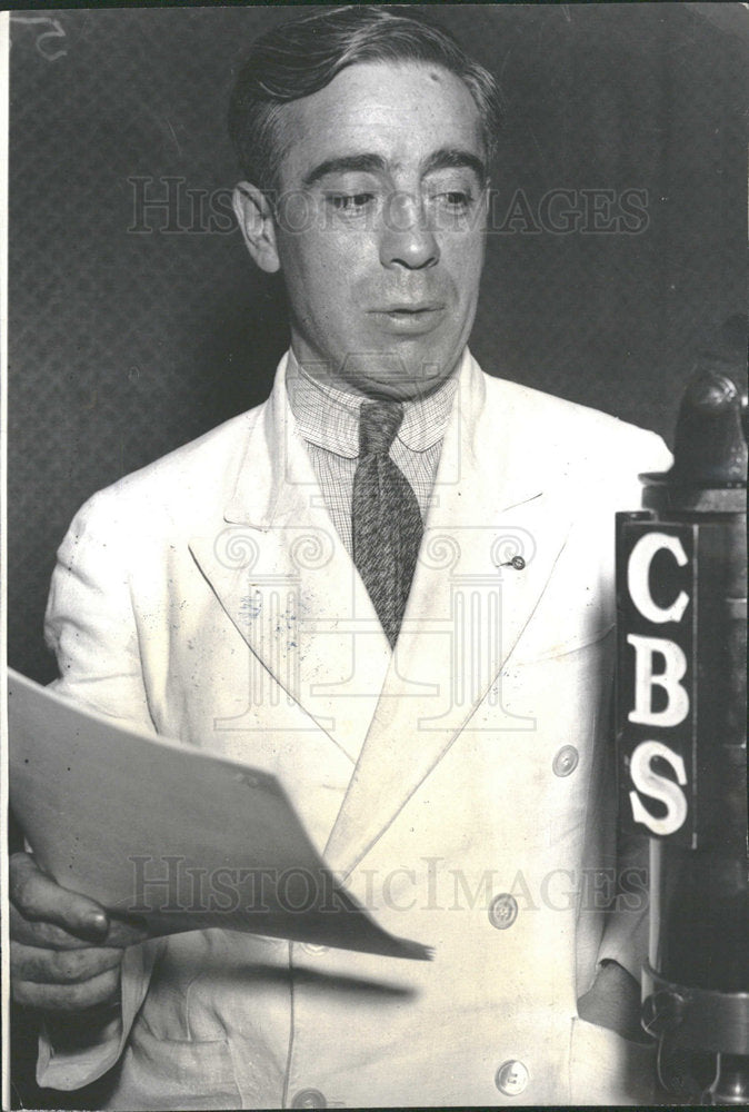 1934 Press Photo Francis Gorman Textile Worker Advocate - Historic Images