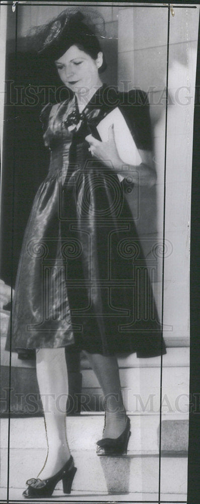 1945 Press Photo Anne Douglas Gould Heiress Divorced - Historic Images