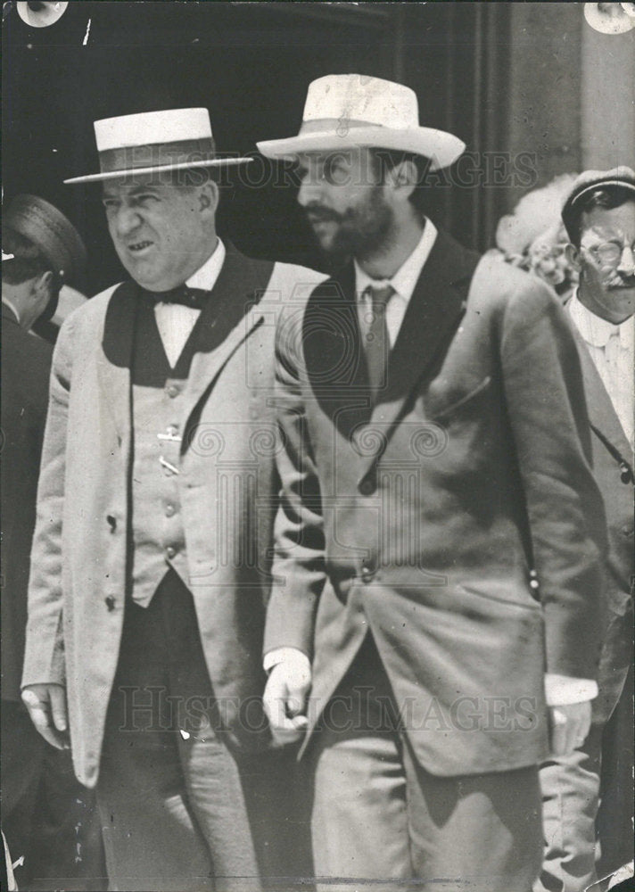 Press Photo George J. Gould and Kingdon Gould - Historic Images