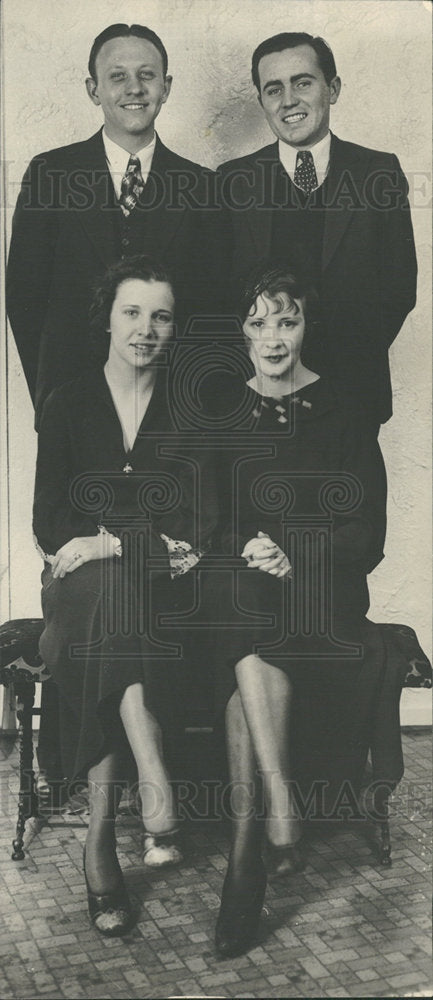 1933 Press Photo H. Fisk, A Owen, P Peltzel, R Williams - Historic Images