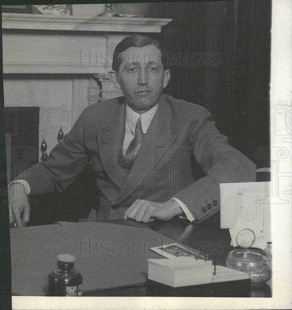 1938 Press Photo Press Photo Will Hays. - Historic Images