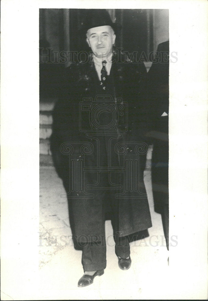 1936 Press Photo Yvon Delbos French Socialist leader - Historic Images